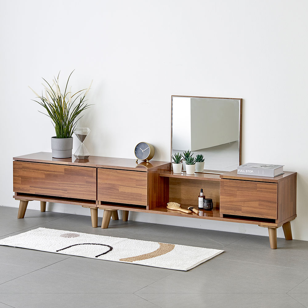 녹스 원룸 좌식 수납화장대