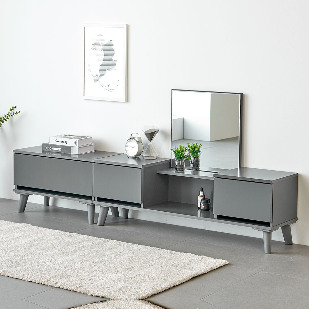 녹스 원룸 좌식 수납화장대