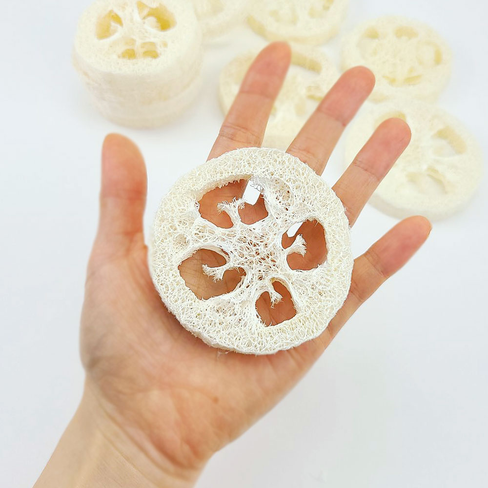 천연수세미 비누받침 지름7cm - 상품 이미지