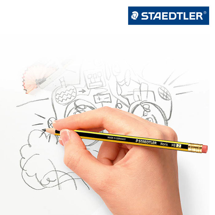 스테들러 STAEDTLER 노리스 지우개 연필 122 HB 1다스(12개입) - 상세 이미지 3