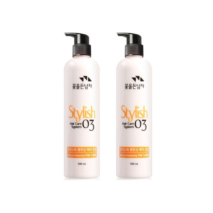 꽃을 든 남자 스타일 리쉬 헤어 로션 500ml 모발 윤기 머리카락 영양 세팅 - 상세 이미지 5