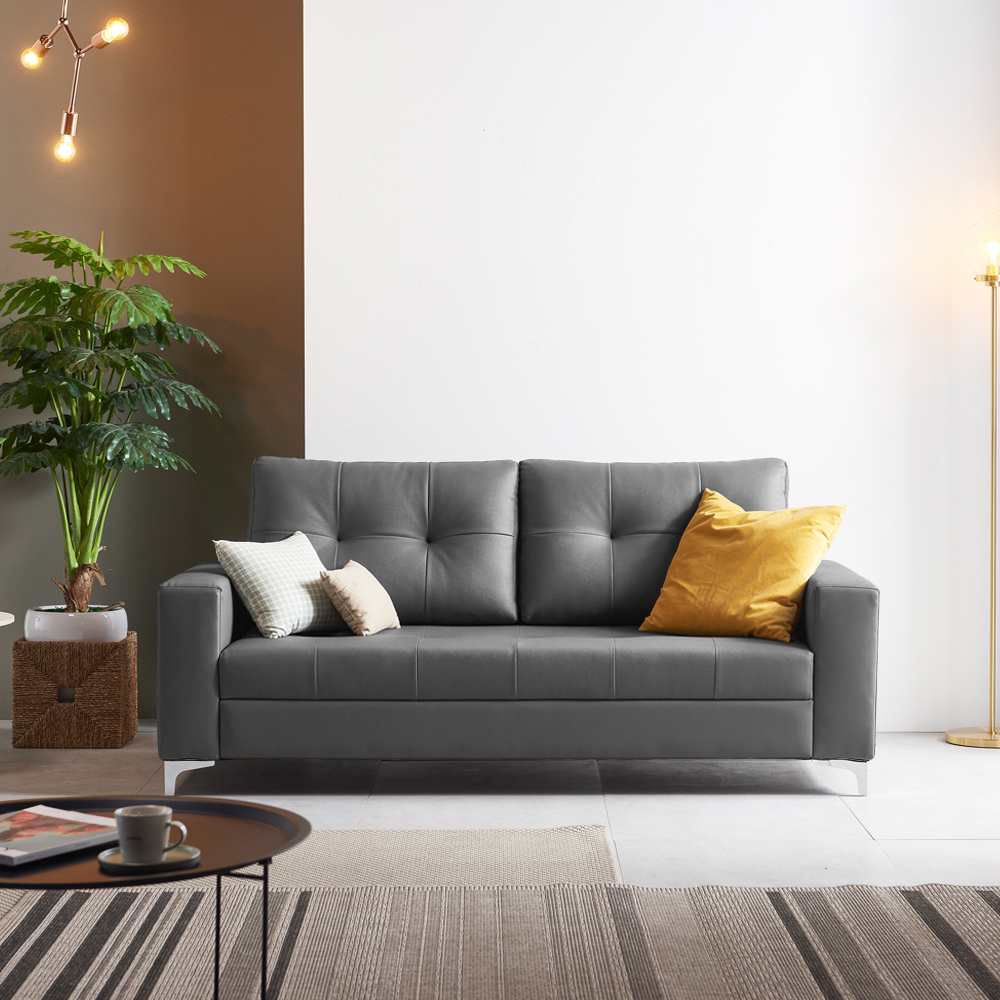 서광퍼니처 코젠트 거위털 3인 소파 스툴별매