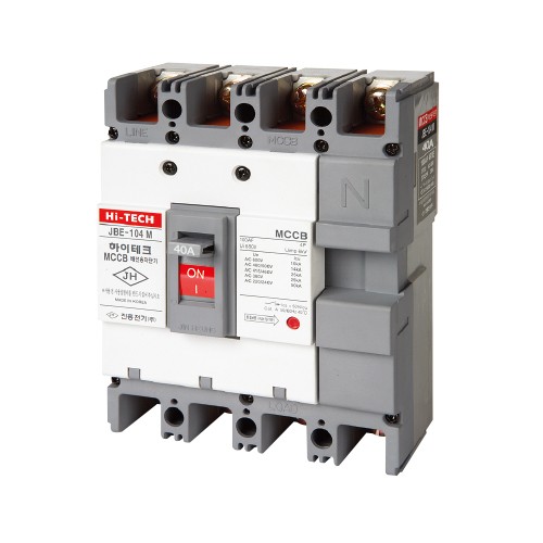 산업용 배선차단기 고차단 JBE-104M 4P 100AF 125A 100A 75A 60A 50A 40A 분전함 메인 차단기 진흥전기 이미지 7