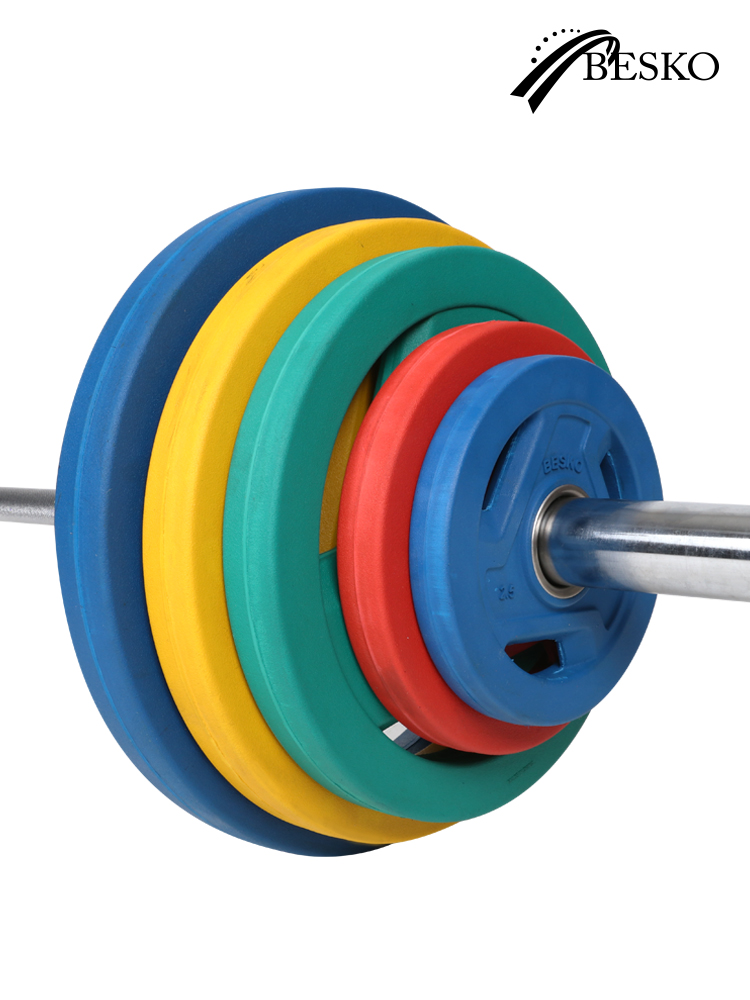 베스코 3홀 칼라 중량원판 115kg SET 바벨 헬스 - 상세 이미지 5