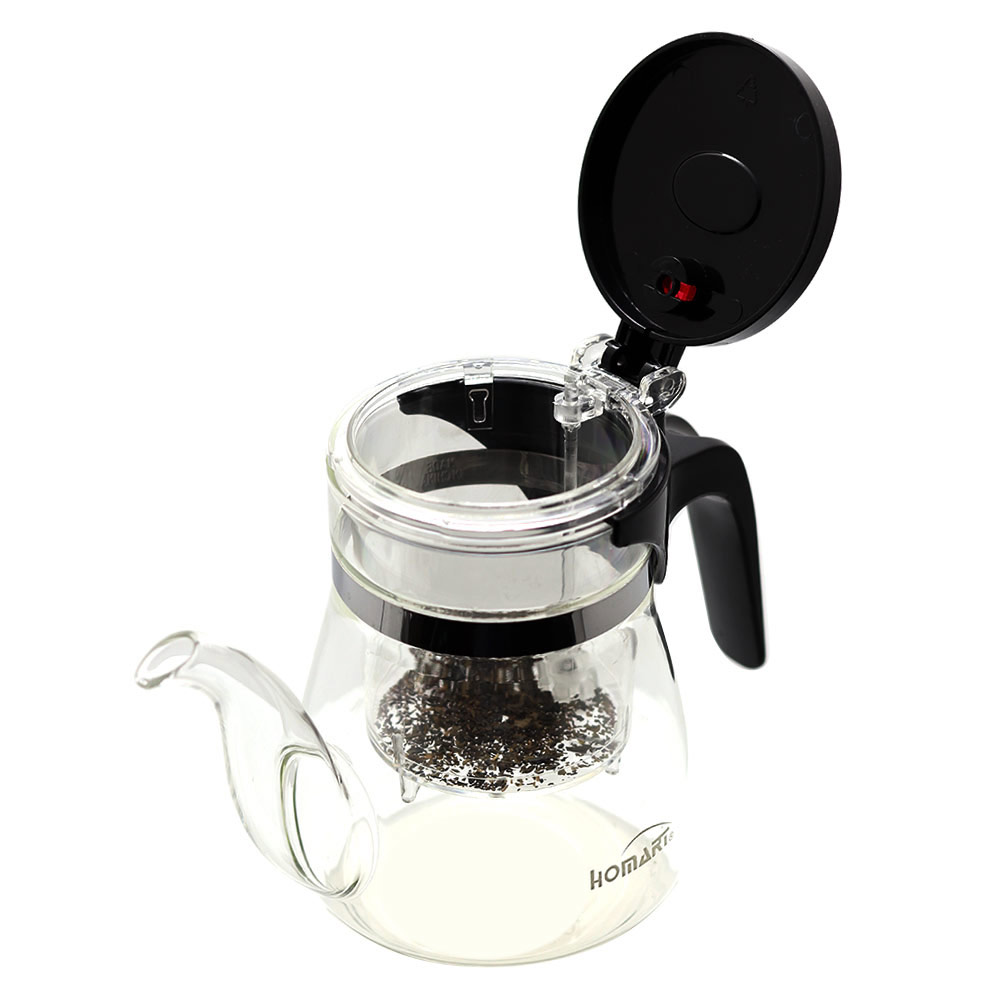 표일배 600ml 버튼 티포트 원터치티포트 잎차 - 상세 이미지 3
