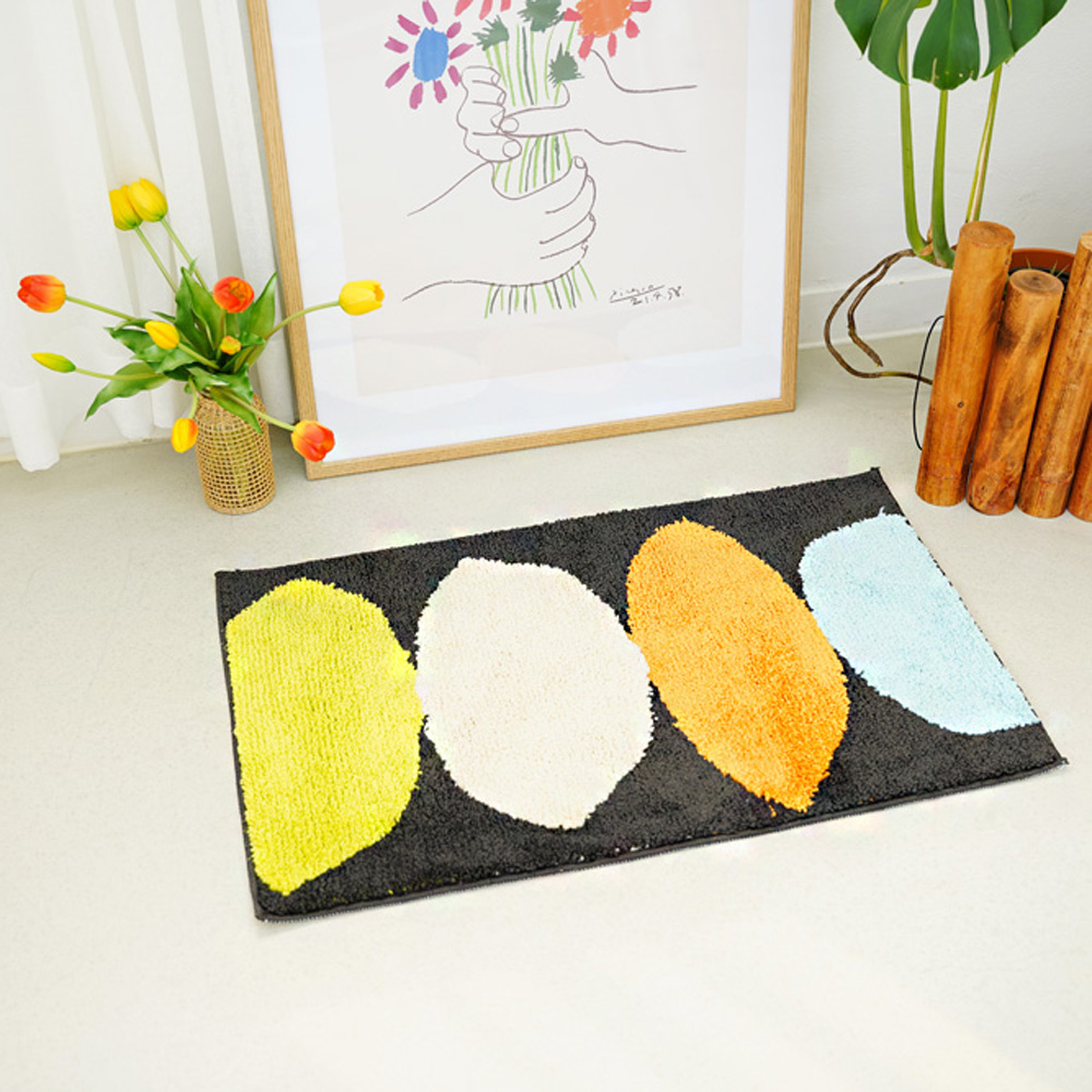 빅리프 욕실 발 매트 현관 주방 러그 발판 발수건 빅리프S