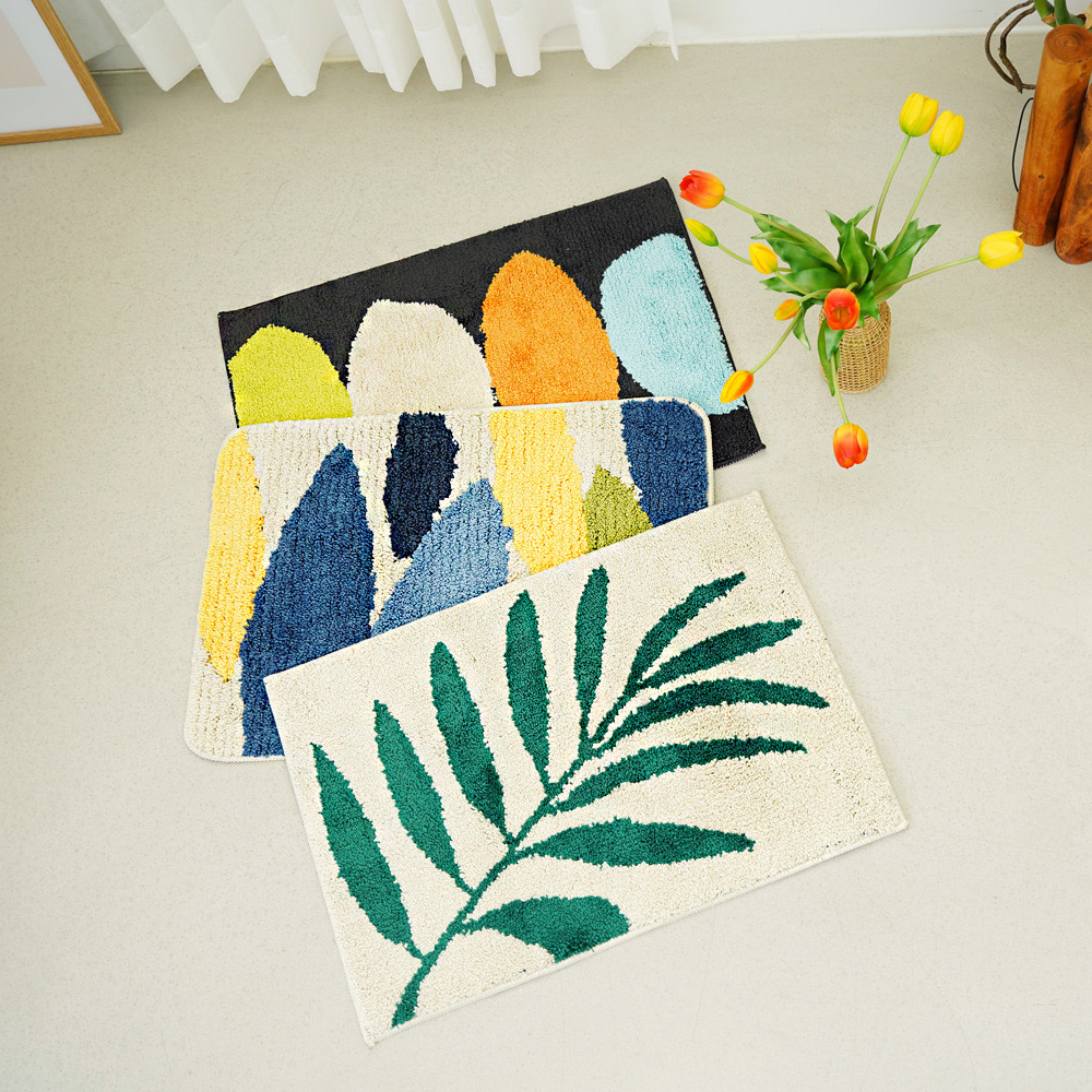 빅리프 욕실 발 매트 현관 주방 러그 발판 발수건 빅리프S