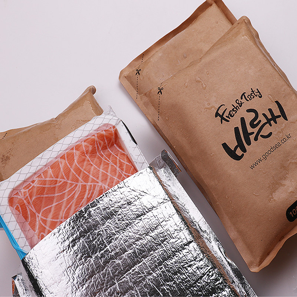 노르웨이 생연어 500g 숙성슬라이스 연어회 훈제연어