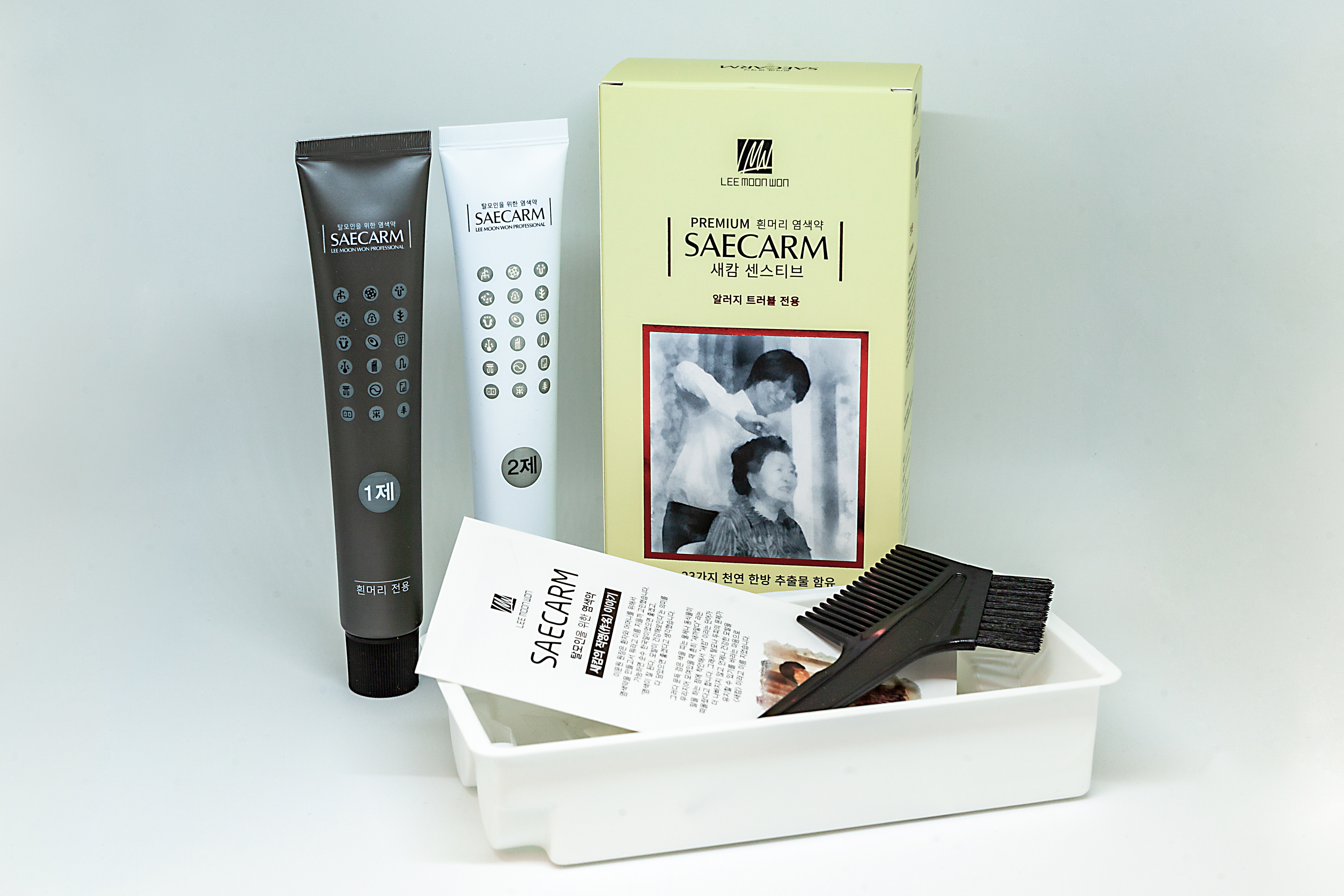 이문원 새캄 센스티브 160g 극민감성 저자극 순한 염색약 이미지 3