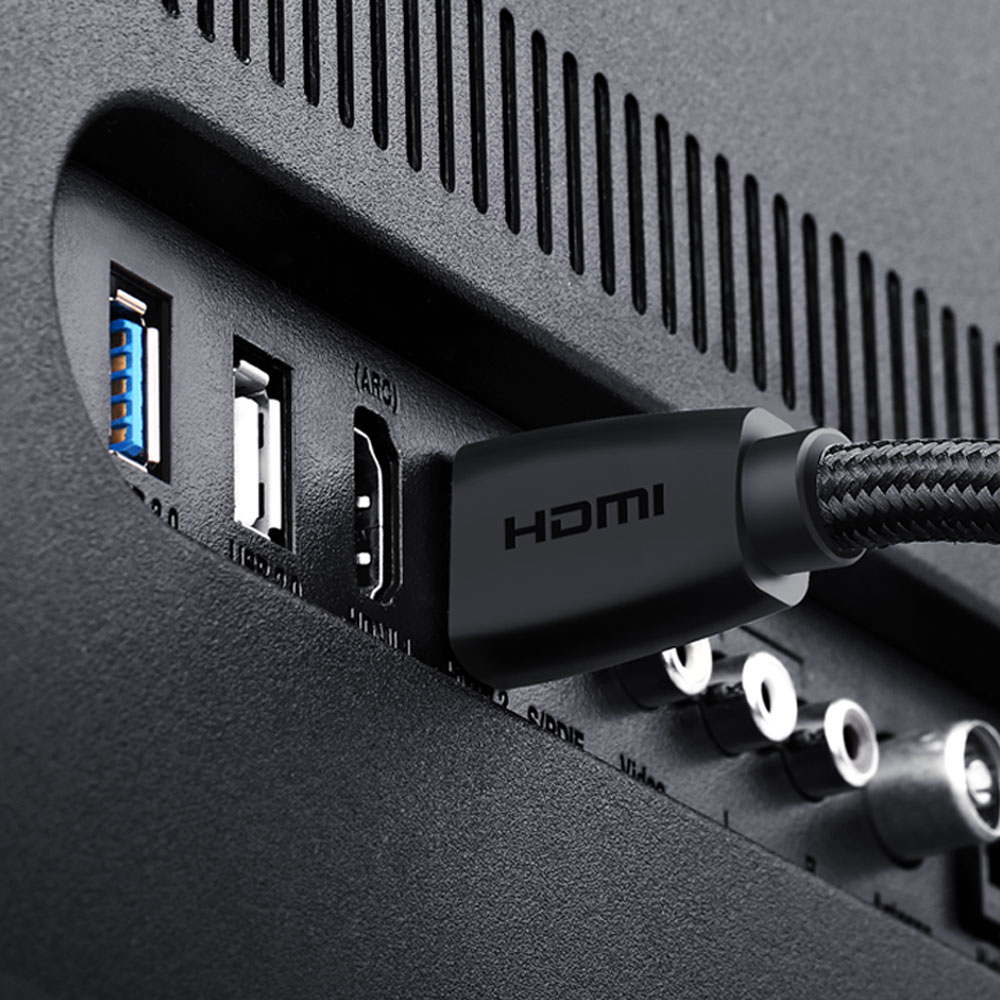 유그린 직조 프리미엄 HDMI V2.0 케이블 HD118 5m, 1개 - 상세 이미지 3