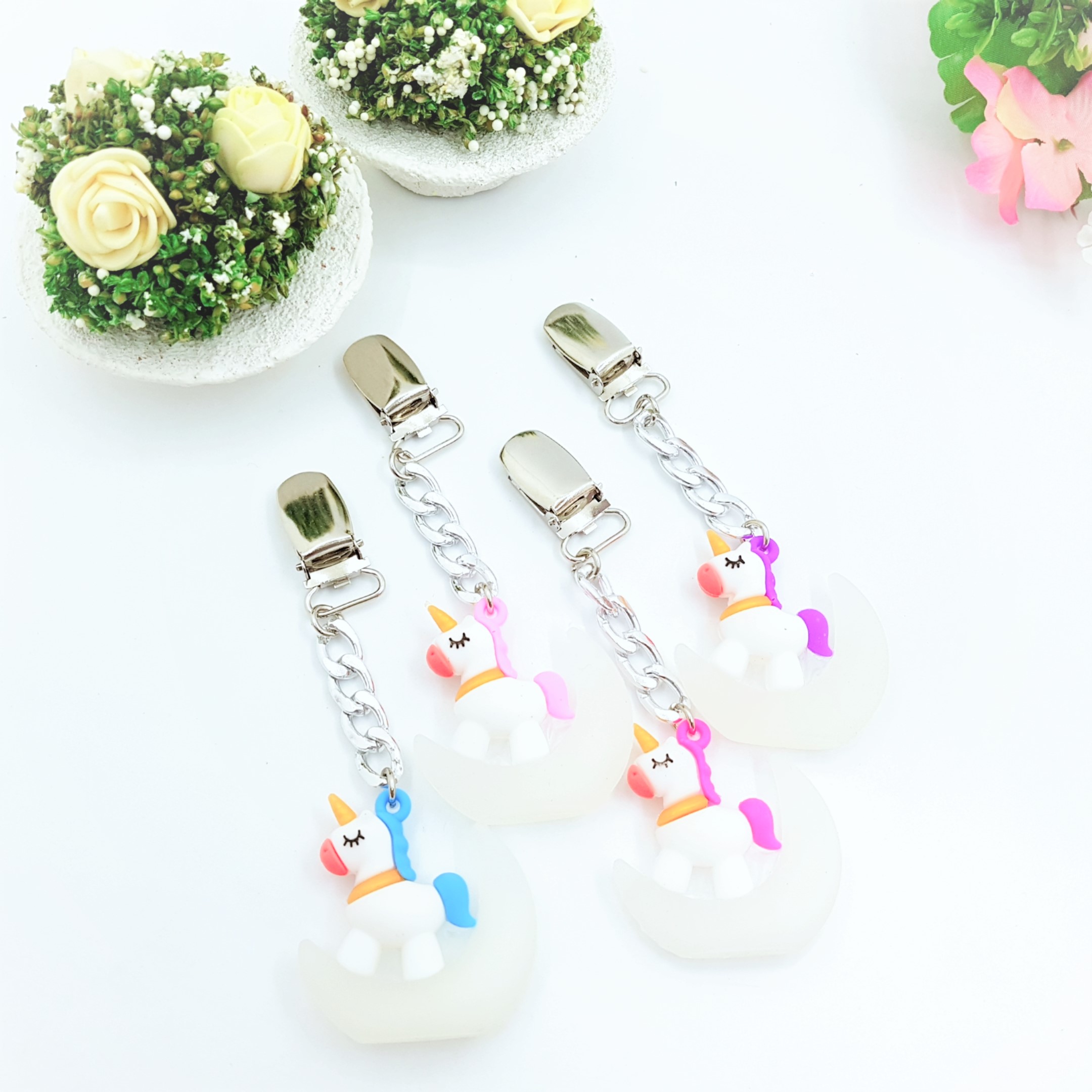 유니콘 야광 골프티걸이 4종 1set 캐디용품 골프티꽂이 악세사리 - 상세 이미지 2