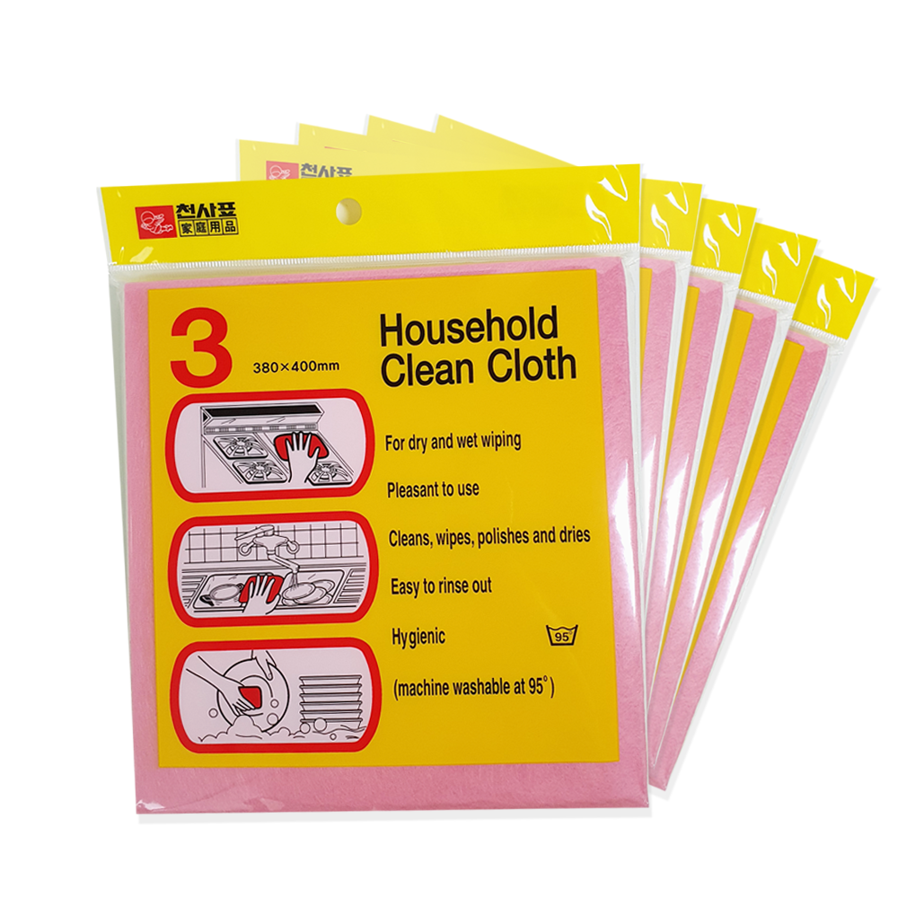 천사표 천연펄프 부직포행주 국산 독일행주 15P (3매입 x 5봉)