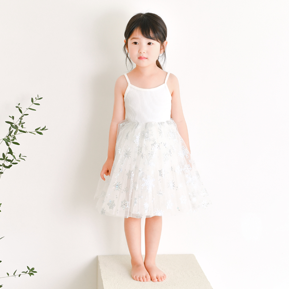 엘 골지 나시 튜튜원피스 여아 아동 아이보리 블루 보통핏