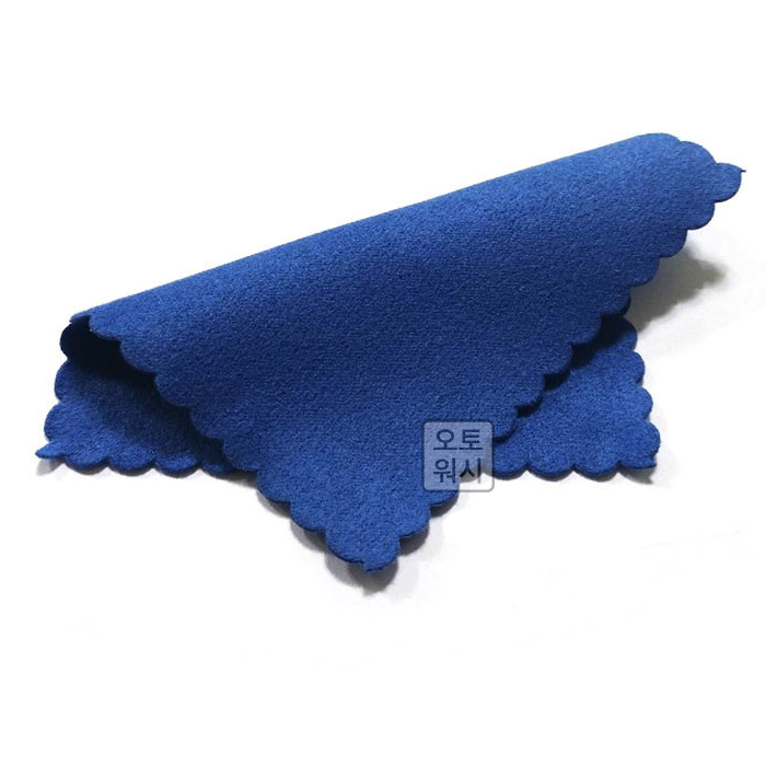 오토워시 스웨이드 블루색상 벌크 10x10cm 코팅 전용 타월 - 상세 이미지 2