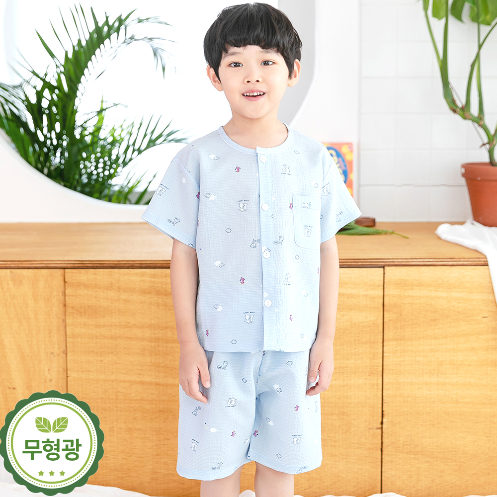 유아 인견 잠옷 여아 남아 주니어 파자마 /N달토끼(스판인견) 이미지 6