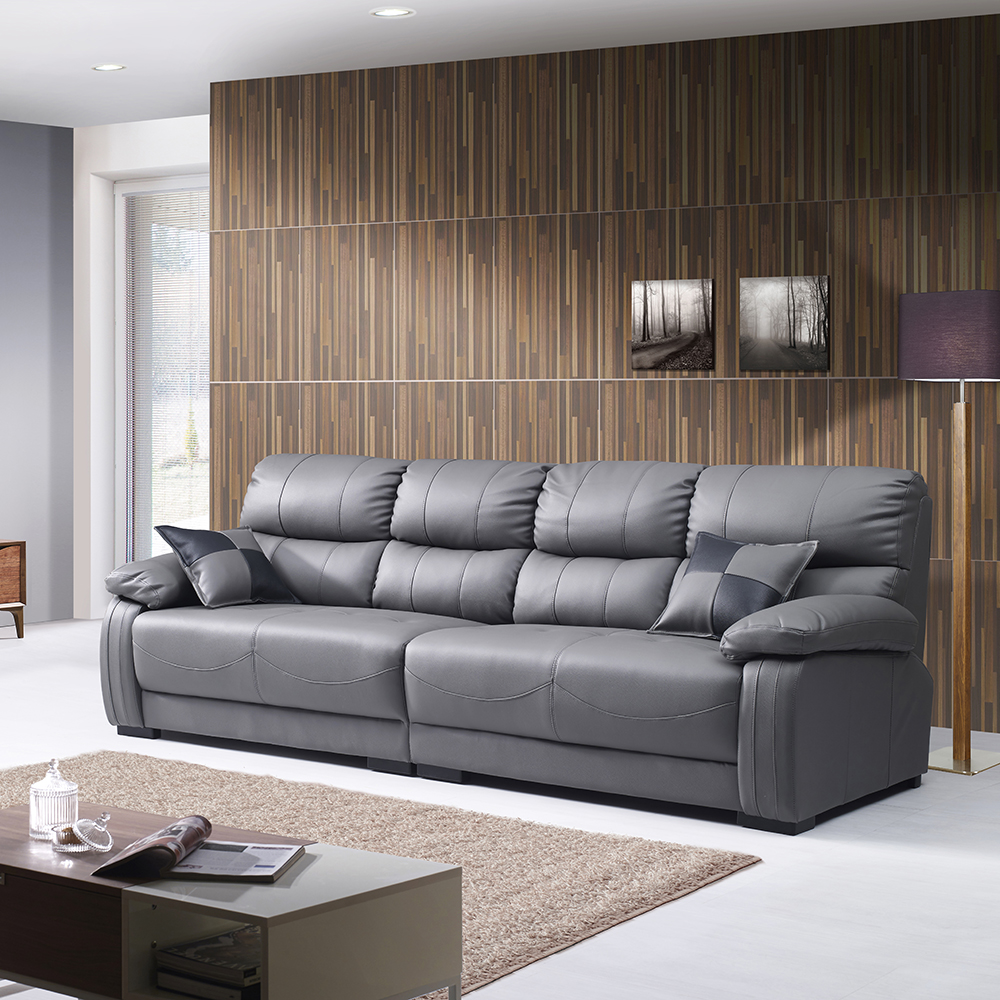 서광퍼니처 알파마 신소재가죽 4인용 소파 hw