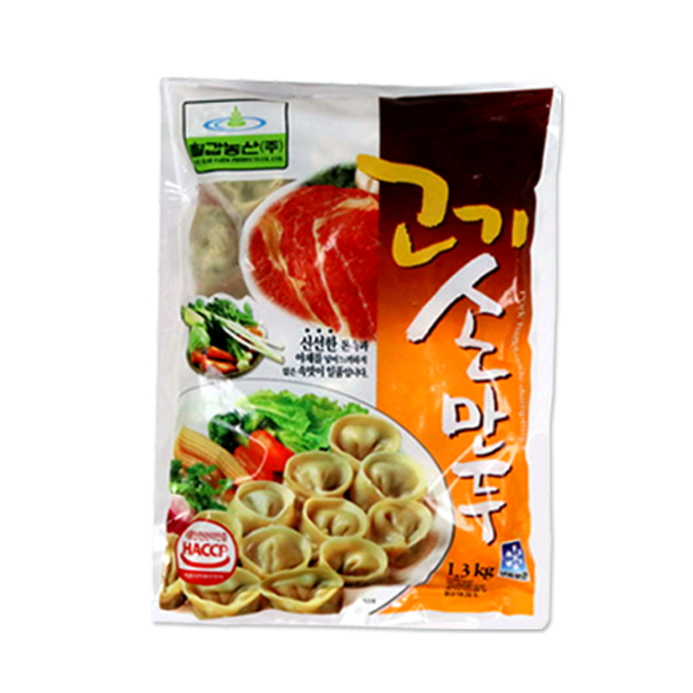칠갑농산 대용량 만두 1.3kg 1+1 고기 김치 손만두 군만두