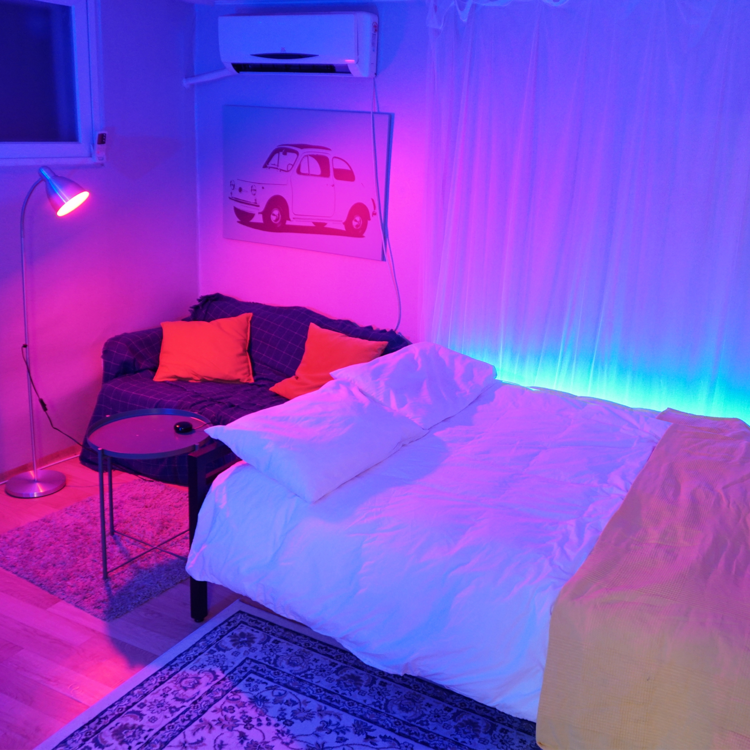 붙이는 스마트 라인 LED 스트립 DIY 커튼조명 무드등 간접 틱톡 조명 PC방 부착형 이미지 8