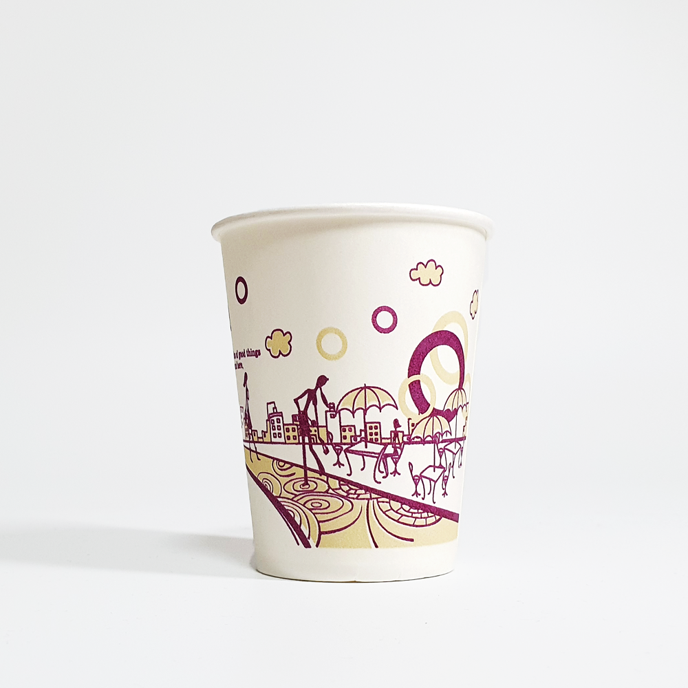 퍼니 음료컵 종이컵 무형광 350ml(13온스) 박스 (500개) - 상세 이미지 2