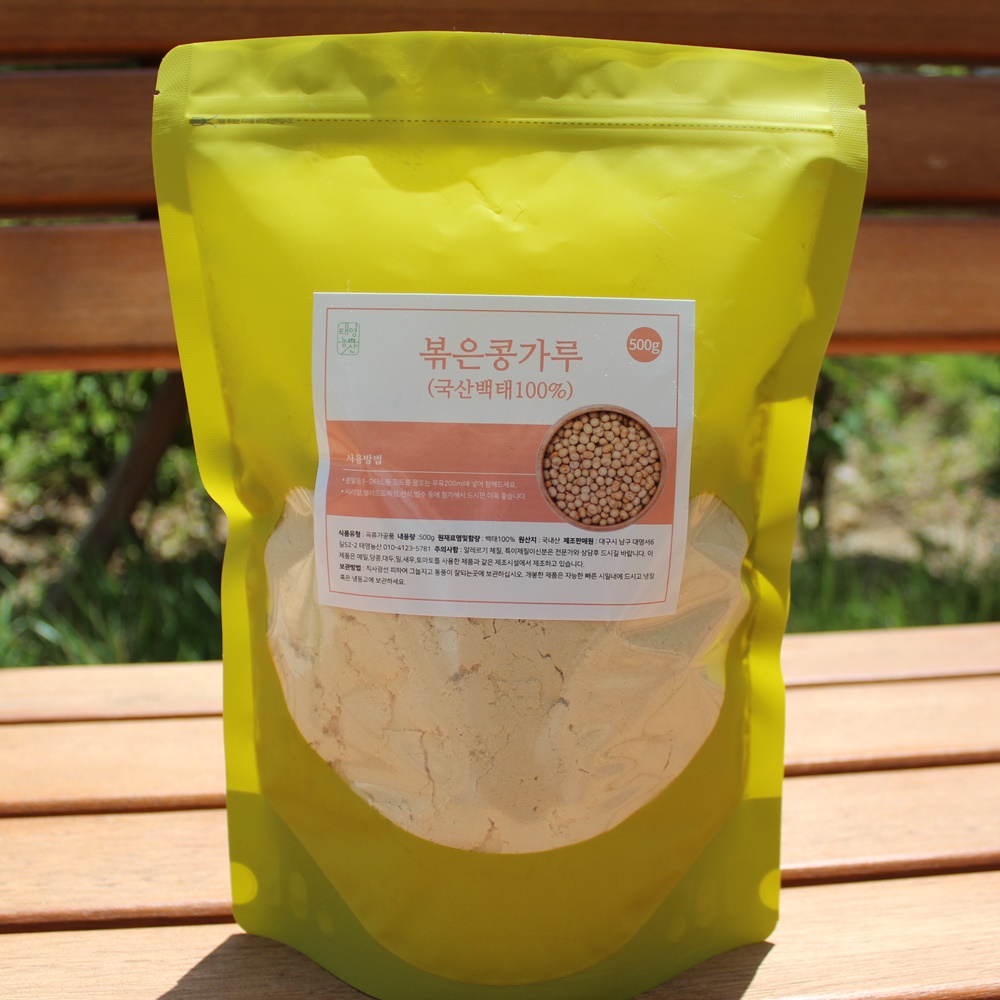 국산 볶음 볶은콩가루 인절미콩가루 콩국수분말 500g, 1개 - 상세 이미지 2