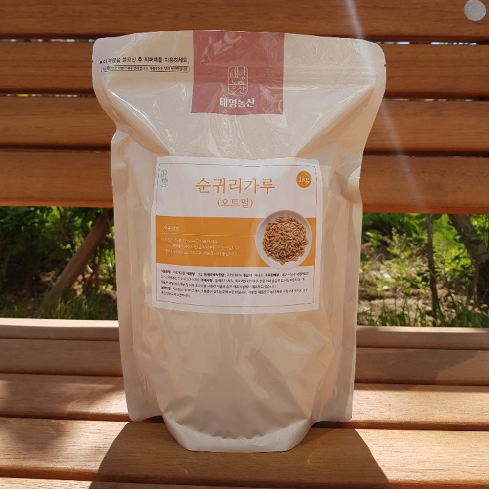 캐나다산 순귀리가루 귀리분말 오트밀분말 500g, 1개 - 상세 이미지 3