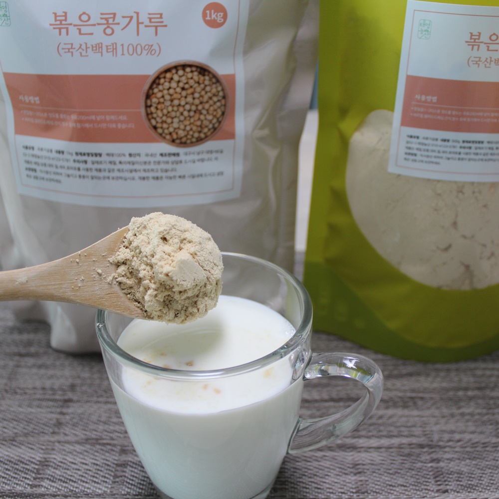 국산 볶음 볶은콩가루 인절미콩가루 콩국수분말 500g, 1개 - 상세 이미지 4