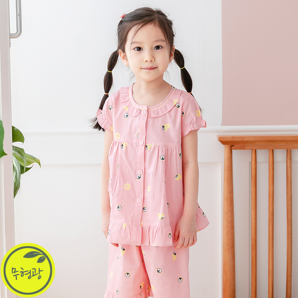 아동 면 잠옷 예쁜 남아 여아 어린이 파자마 /N동글이(순면) - 상세 이미지 4