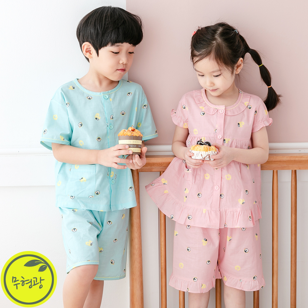 아동 면 잠옷 예쁜 남아 여아 어린이 파자마 /N동글이(순면) - 상세 이미지 2