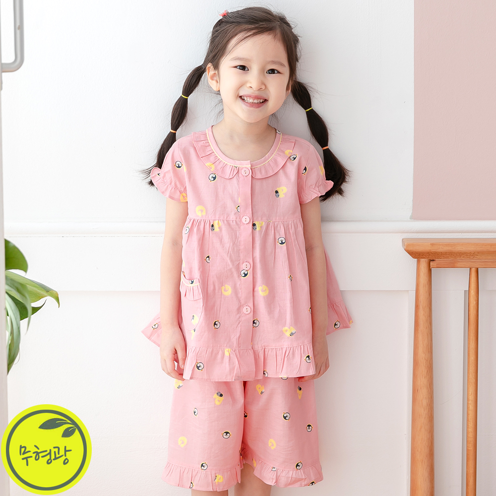 아동 면 잠옷 예쁜 남아 여아 어린이 파자마 /N동글이(순면) - 상세 이미지 3