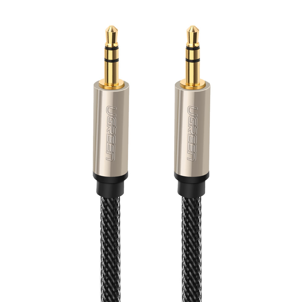 유그린 은도금 동선 3.5mm 스테레오 울트라 AUX 케이블 AV125 12m, 1개 - 상세 이미지 2