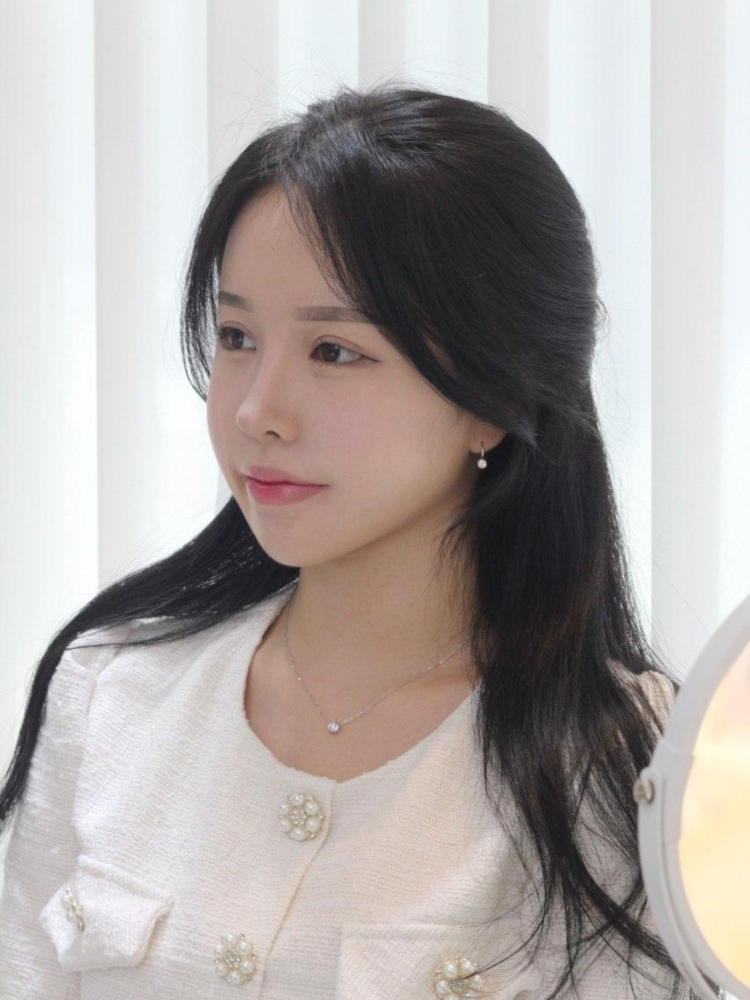 2부 다이아 목걸이 랩 데일리 포인트 베젤 프로포즈 결혼선물 금 14K 18K - 상세 이미지 4