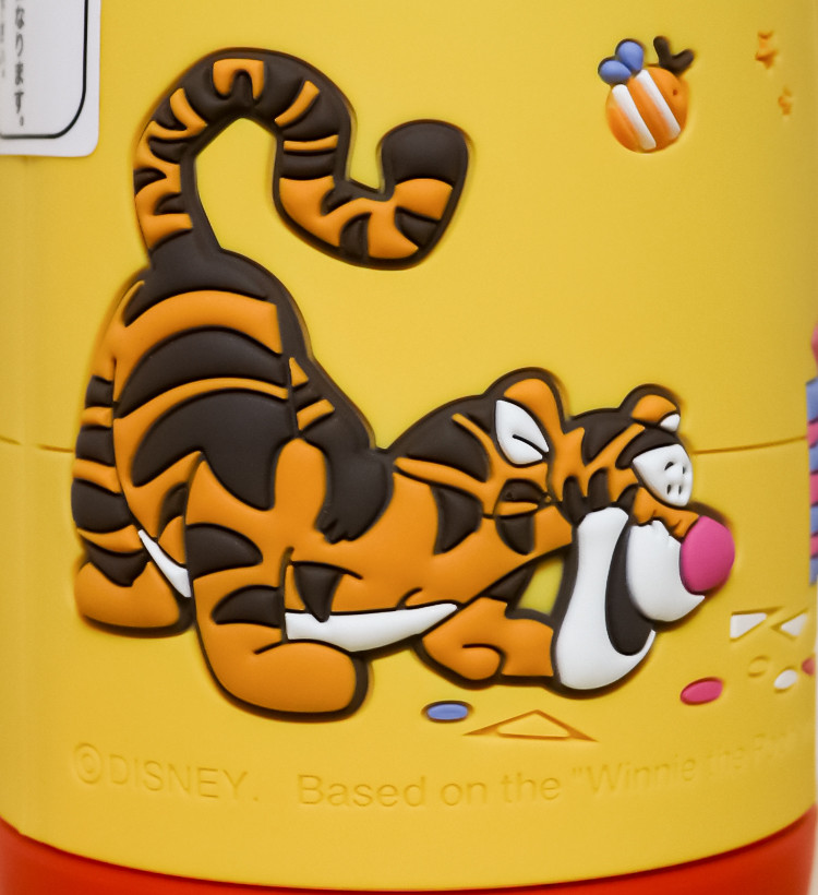 스케이터 디즈니 3D 원푸쉬 보냉 스테인리스 스트로 보틀 380ml  (스트렙 포함) / 곰돌이 푸 SSPV4 - 하카타몰