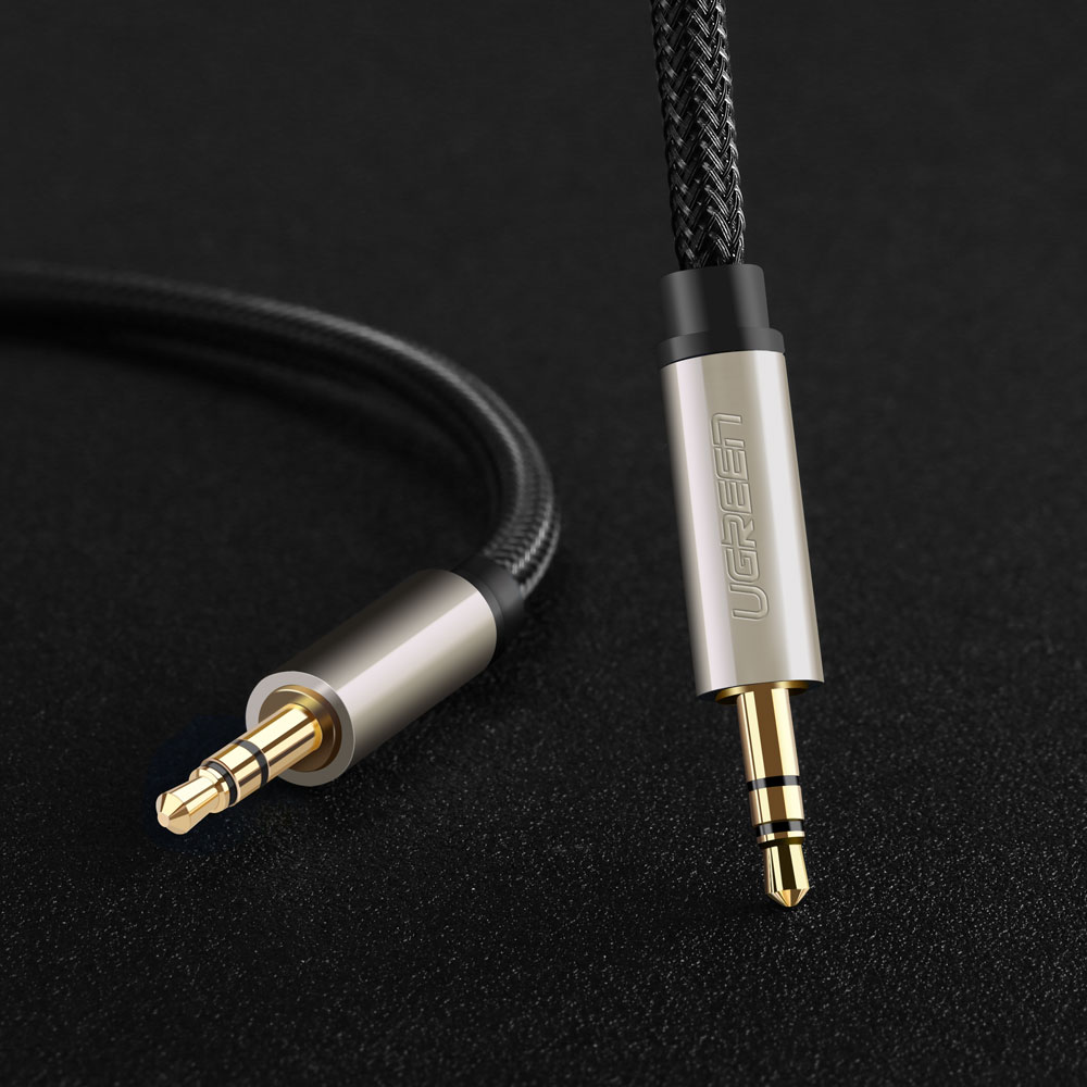 유그린 은도금 동선 3.5mm 스테레오 울트라 AUX 케이블 AV125 12m, 1개 - 상세 이미지 3