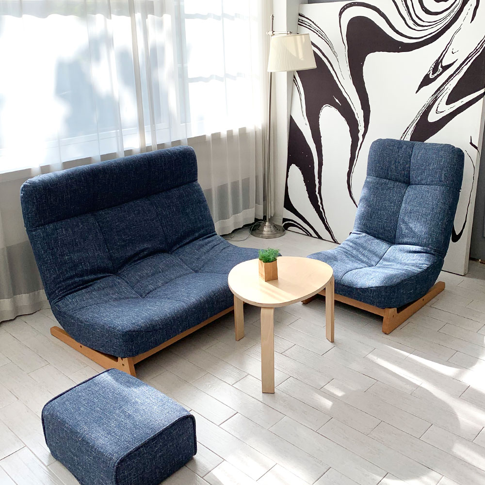 히다마리 2인용 리클라이너쇼파 스카이