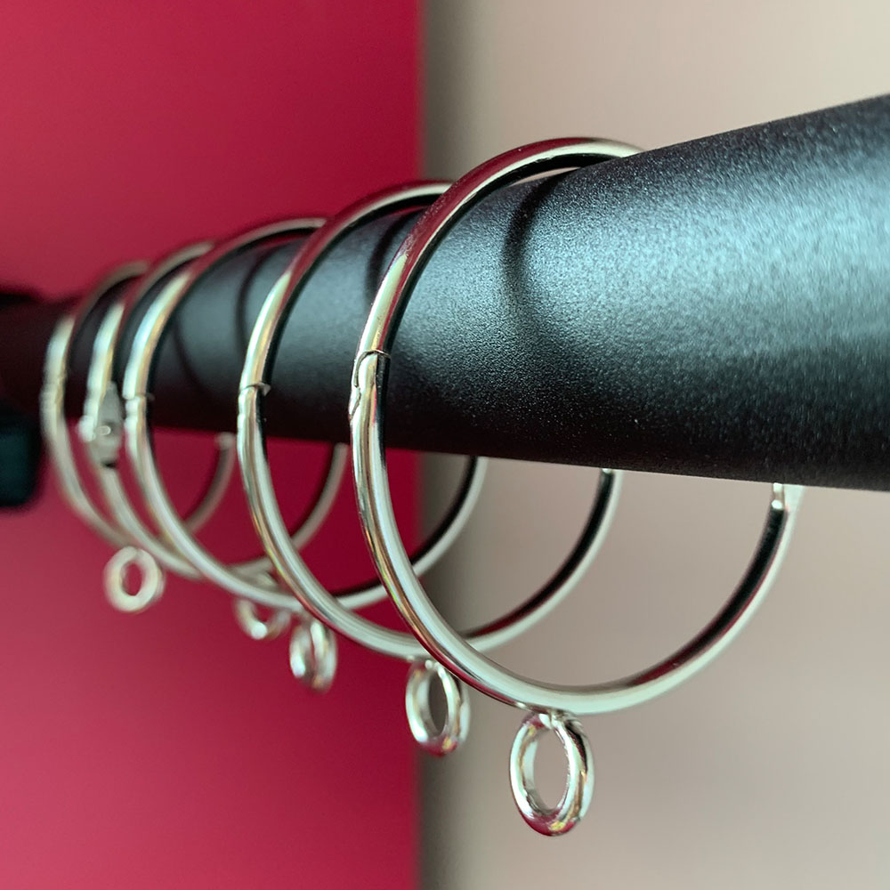 커튼링 5P 스텐 옆면분리 간편 커튼 고리 대형사이즈