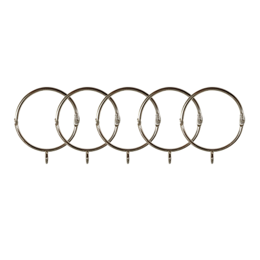 커튼링 5P 스텐 옆면분리 간편 커튼 고리 대형사이즈