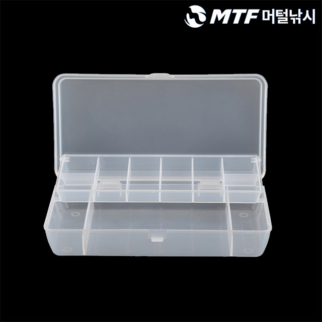 다용도 반투명 2단 전천후 소품 태클박스 민물 바다 루어 케이스 - 상품 이미지
