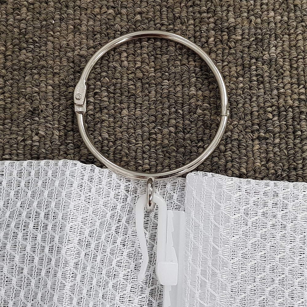 커튼링 5P 스텐 옆면분리 간편 커튼 고리 대형사이즈