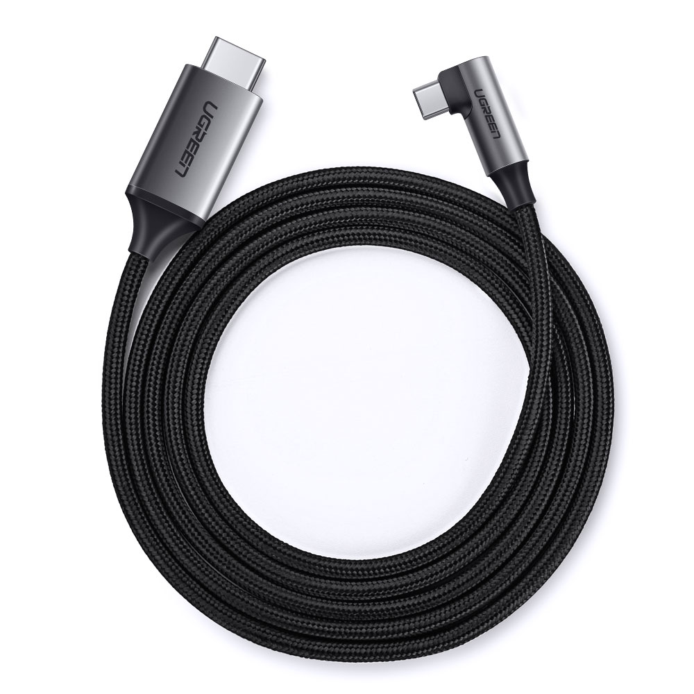 유그린 울트라 4K 90도 C타입 to HDMI V2.0 미러링 케이블 1.5m MM141 - 상세 이미지 2