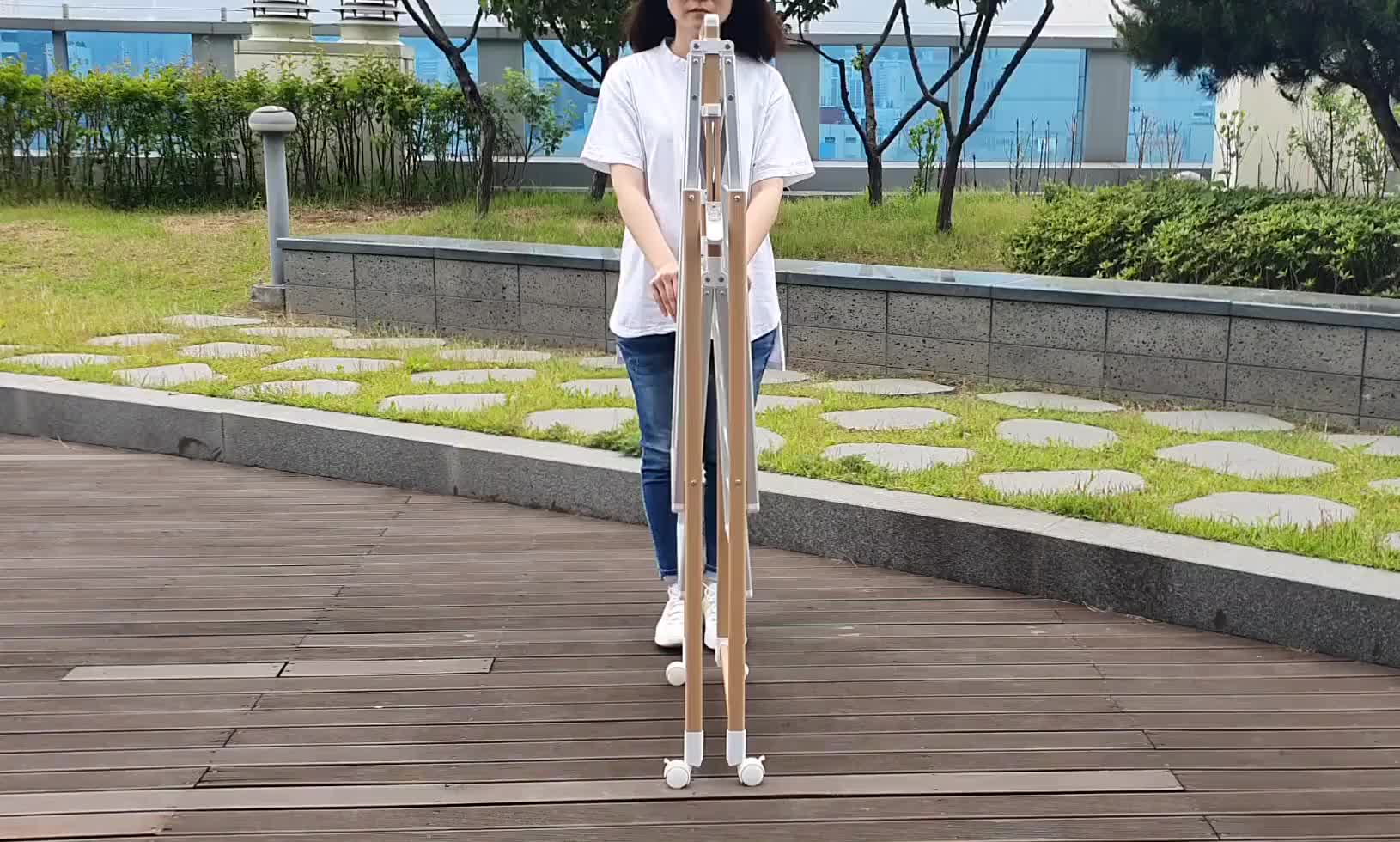 [단독]홈앤미 특허받은 튼튼한 대형 접이식 4단 빨래건조대+건조망 이불건조대 빨랫대