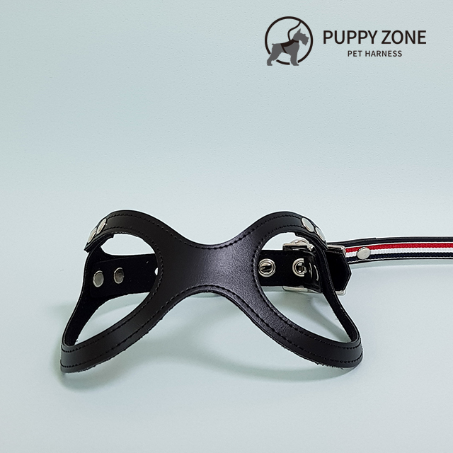 국산 강아지 가죽하네스 X 소형견 중형견 오리지날 안경하네스 이미지 3