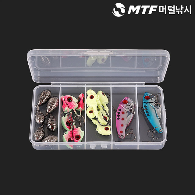 MTF 소형 5칸 태클박스 루어 채비 소품 케이스 ZY-061 - 메인 이미지