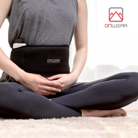 온웨어 원적외선 발열복대 MOW-B1 허리찜질 체온상승