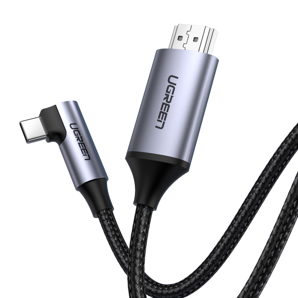 유그린 울트라 4K 90도 C타입 to HDMI V2.0 미러링 케이블 1.5m MM141 이미지 6