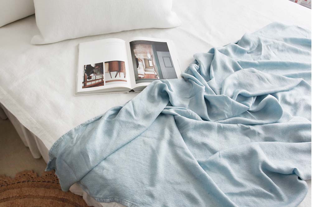 스킨 여름 풍기 인견 이불 - 4color 무지 홑이불 유아