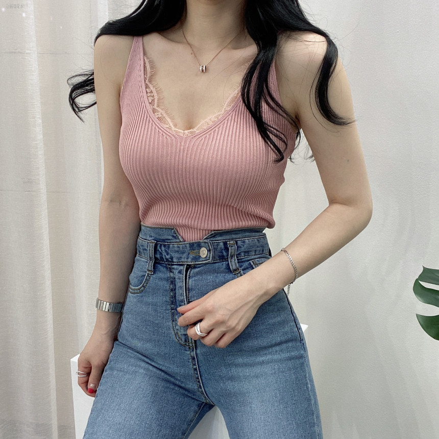 🚀당일발송🚀 [묶음할인/섹시글램룩] 봄 여름 엣지 끈 레이스 나시 흠뻑쇼 워터밤 y2k 이너 나시 상세 이미지 22