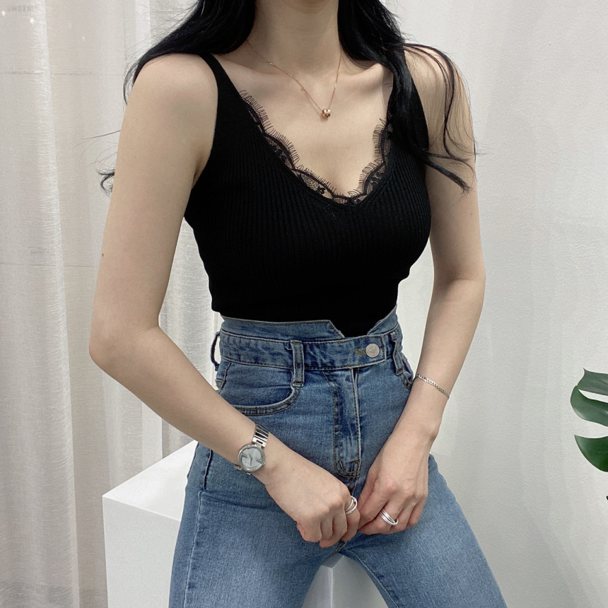 🚀당일발송🚀 [묶음할인/섹시글램룩] 봄 여름 엣지 끈 레이스 나시 흠뻑쇼 워터밤 y2k 이너 나시 상세 이미지 29