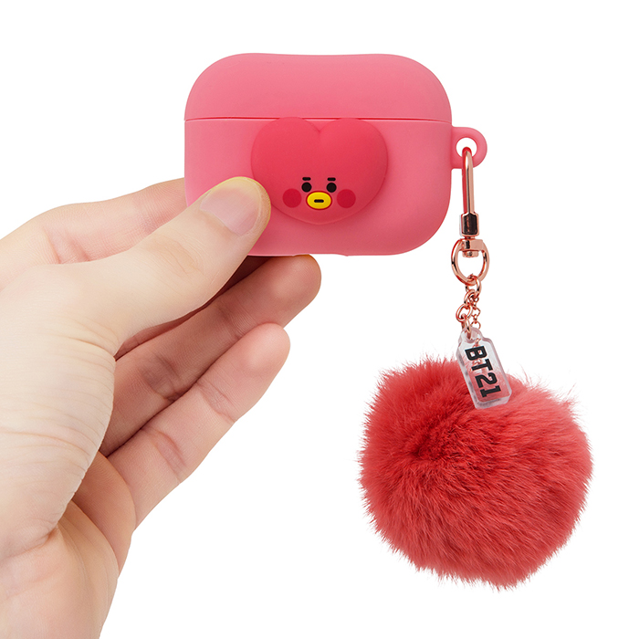 Friends line BT21 TATA BABY pompom pot Air Pro Case