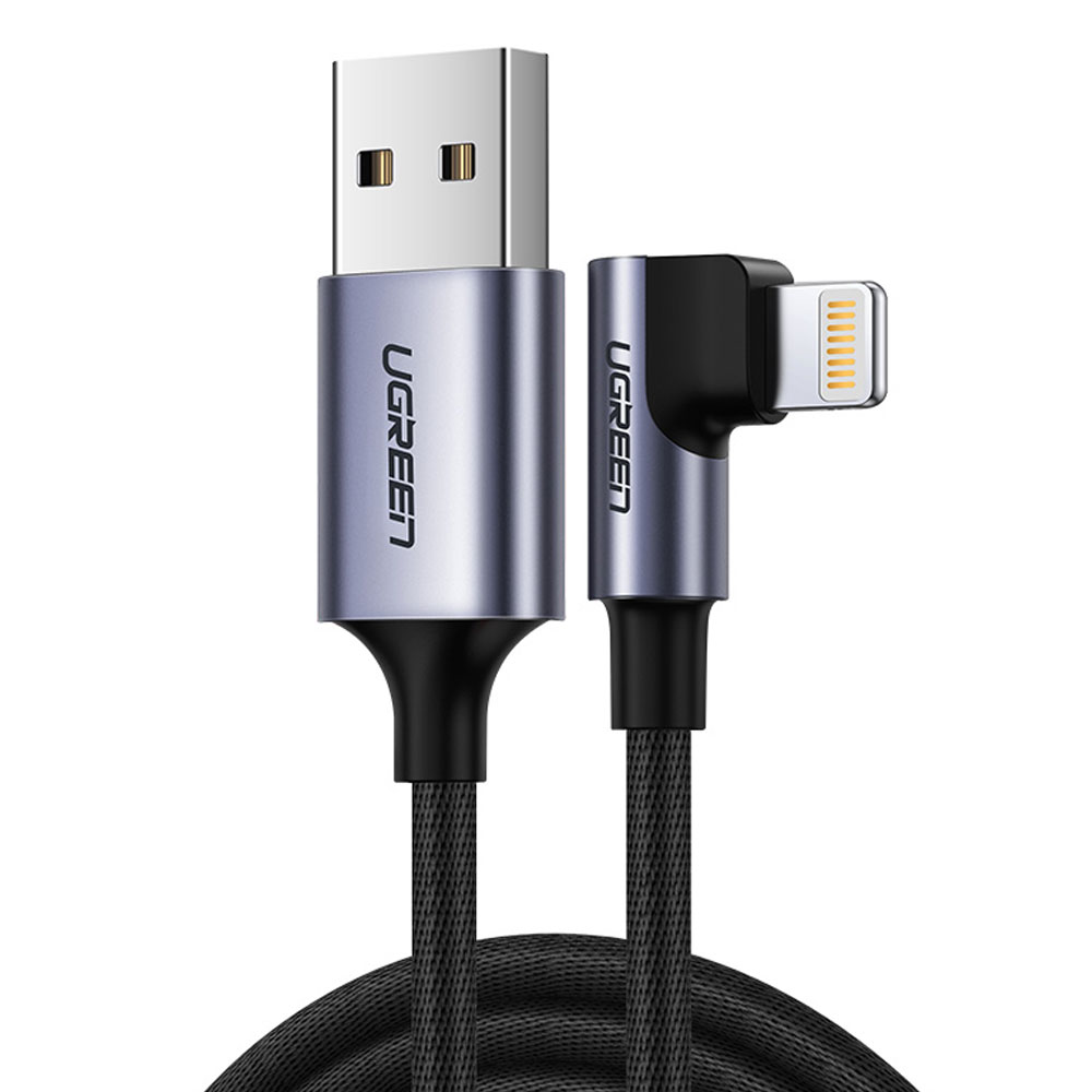 유그린 MFi 90도 라이트닝 아이폰 케이블