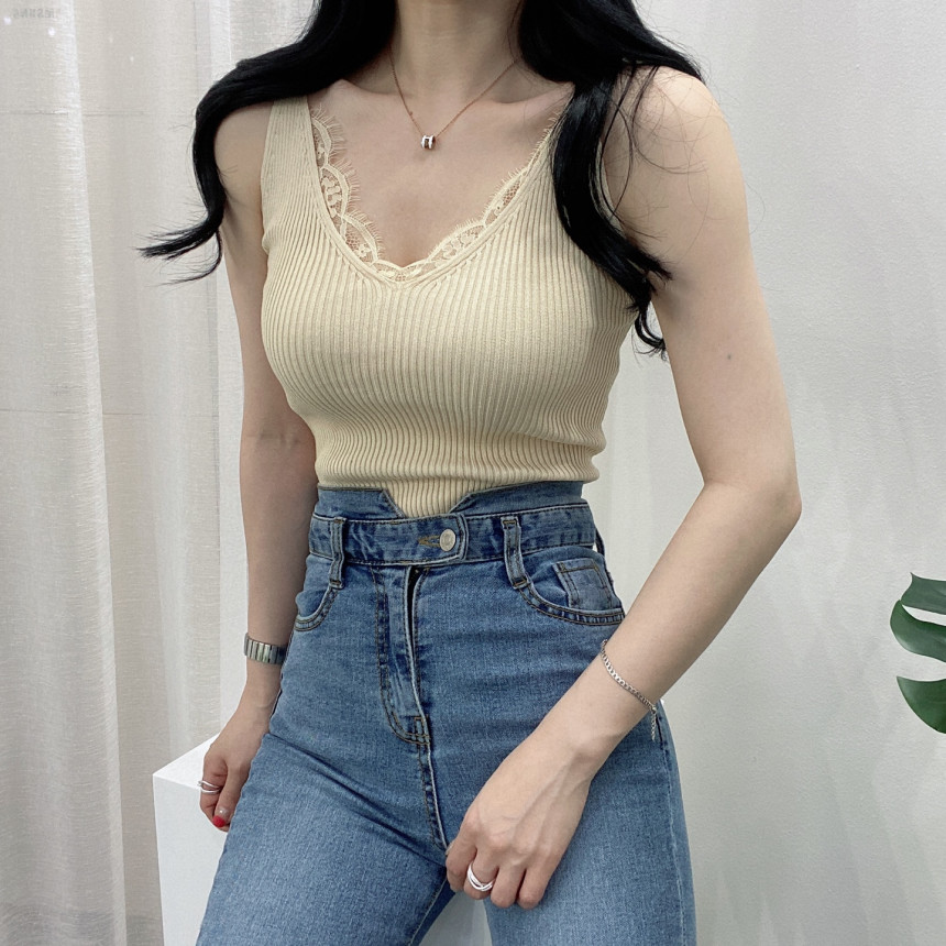 🚀당일발송🚀 [묶음할인/섹시글램룩] 봄 여름 엣지 끈 레이스 나시 흠뻑쇼 워터밤 y2k 이너 나시 상세 이미지 13